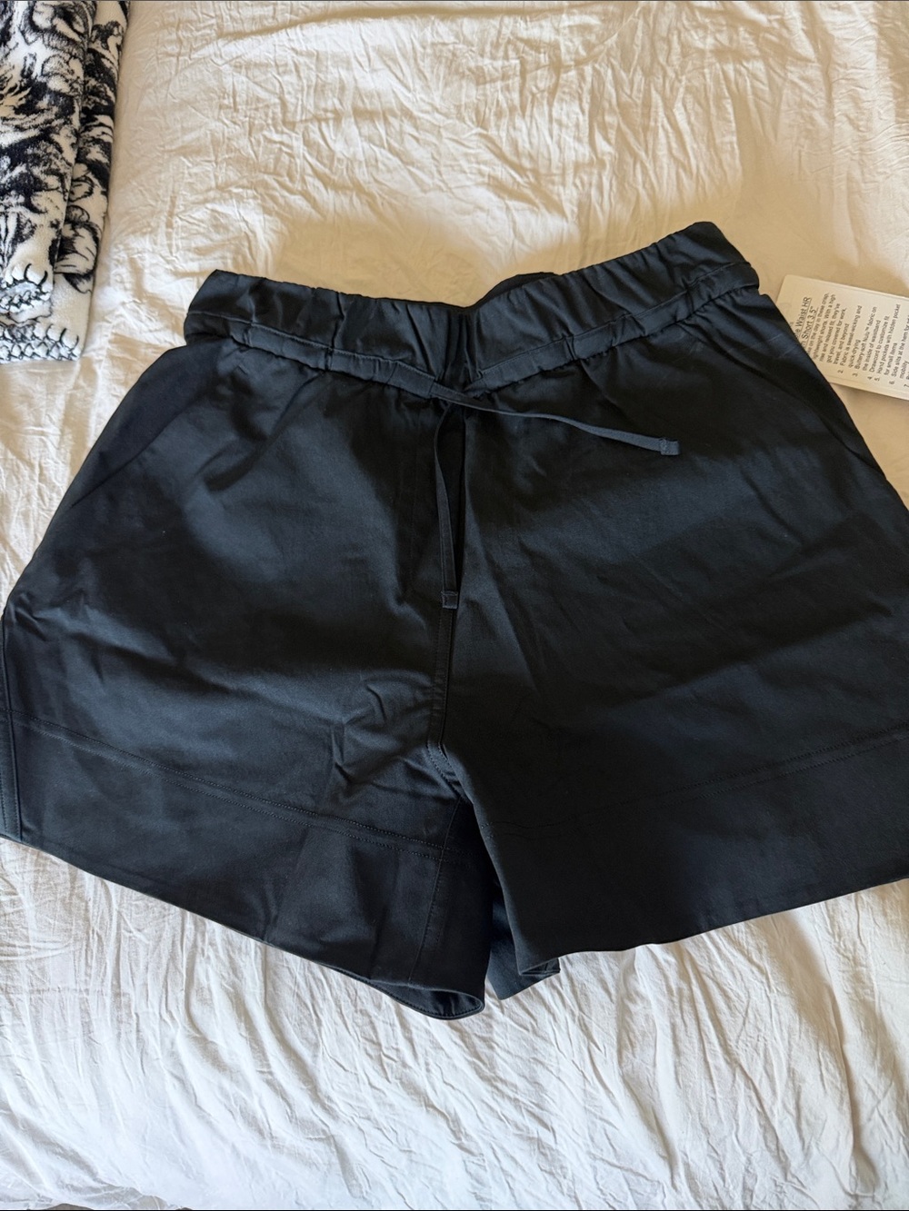 lululemon athletica Black Women's Athletic Drawstring Shorts
